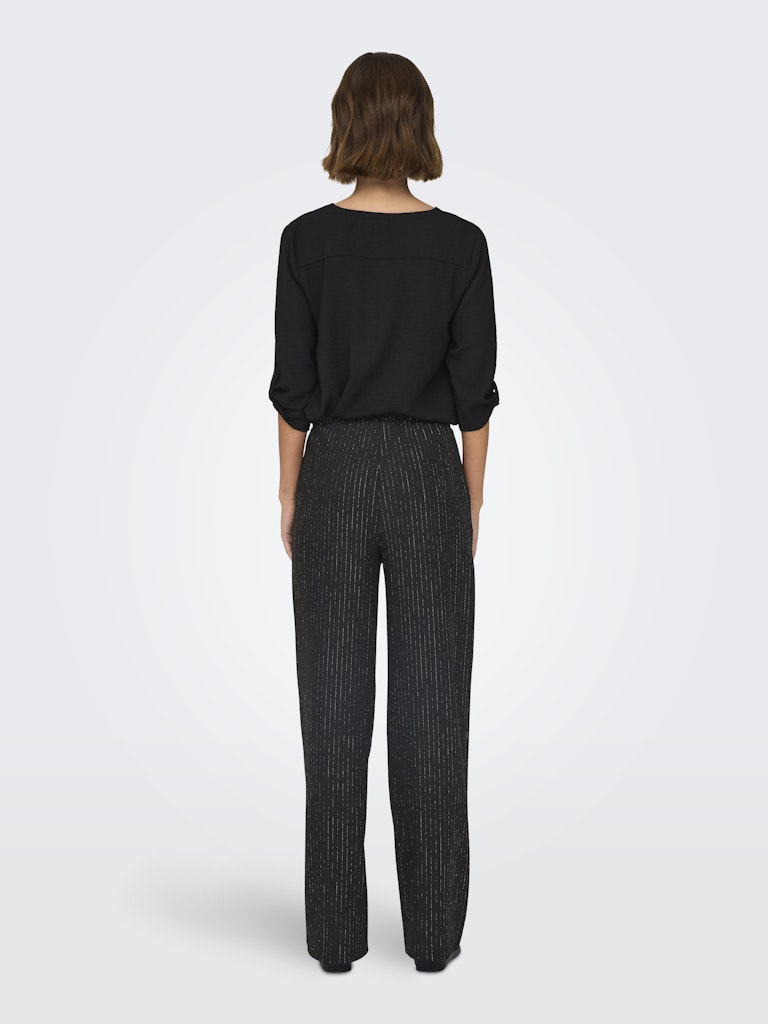 Jdymary Geggo One Lurex  Pant Jrs - Zwart Dessin