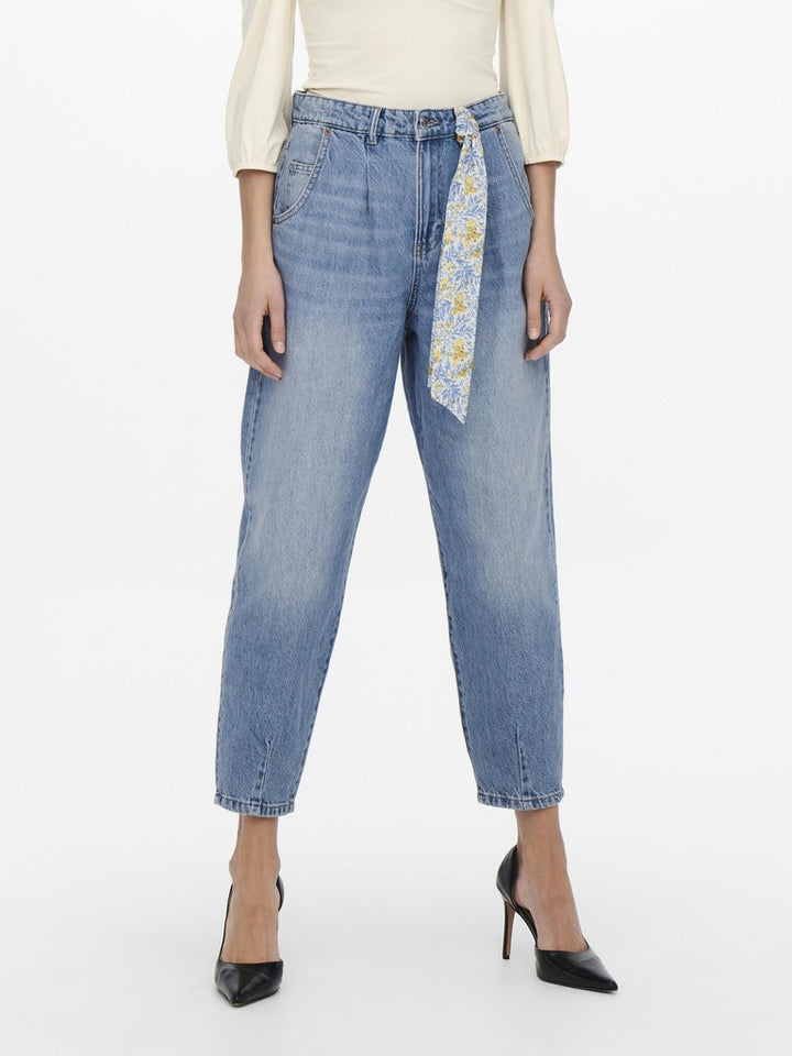 Onlverna Life Lb Bolloon Denim - Blue Denim