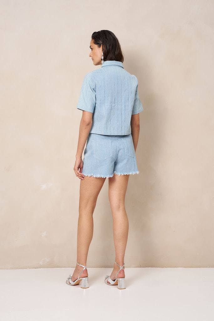 Short Aleida - Blauw Dessin