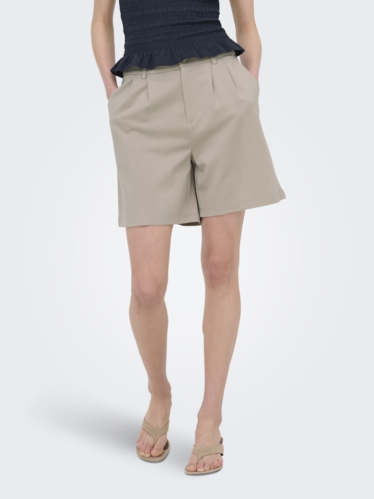 Onlpoptrash Life Hw Loose Shorts Pnt - Beige