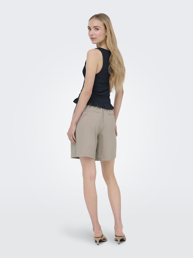 Onlpoptrash Life Hw Loose Shorts Pnt - Beige