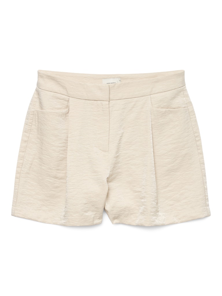 Vmliana Mw Shiny Shorts - Beige