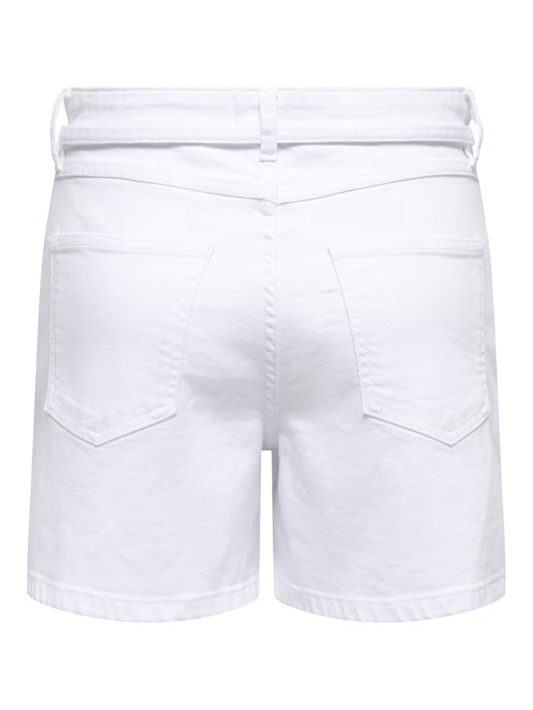 Onlgianna Mw Belted Shorts Azg Dnm Noos - Wit Dessin