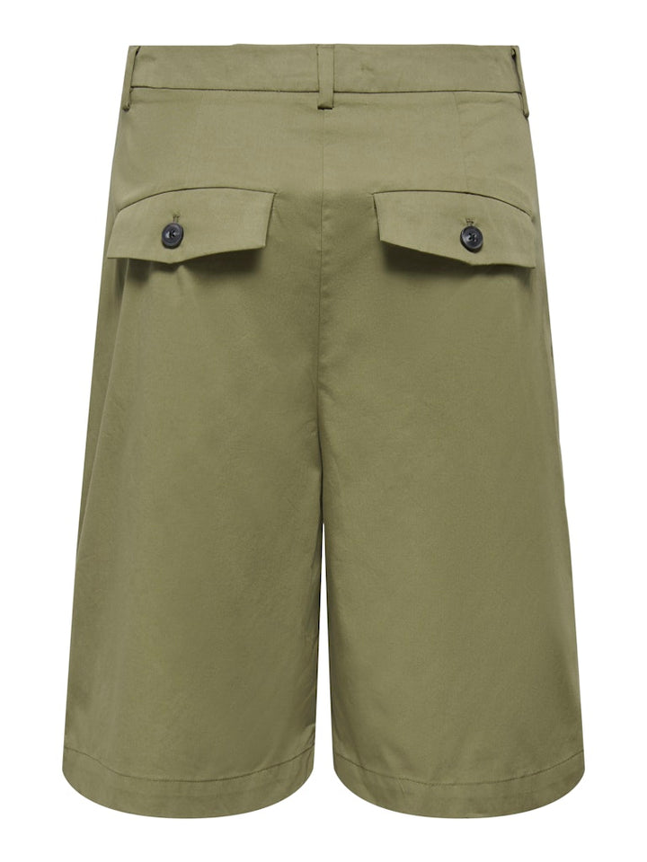 Onlanny Hw Baggy Bermuda Shorts Pnt - Army