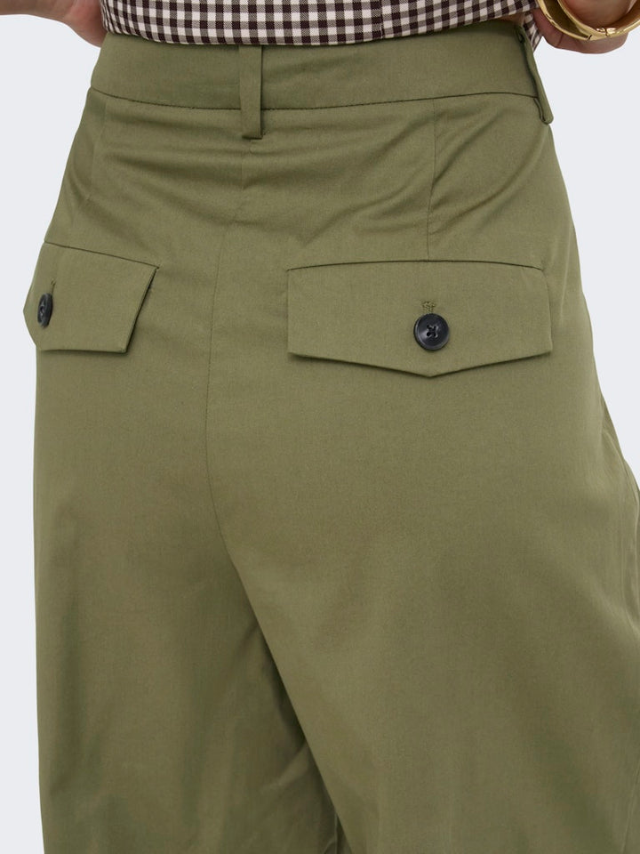 Onlanny Hw Baggy Bermuda Shorts Pnt - Army