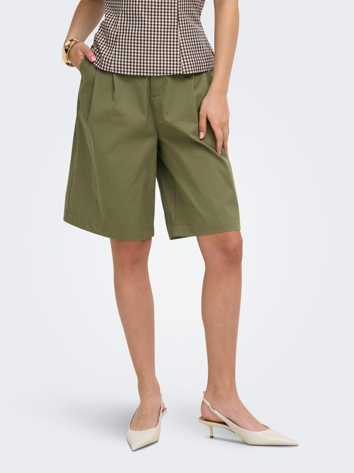 Onlanny Hw Baggy Bermuda Shorts Pnt - Army