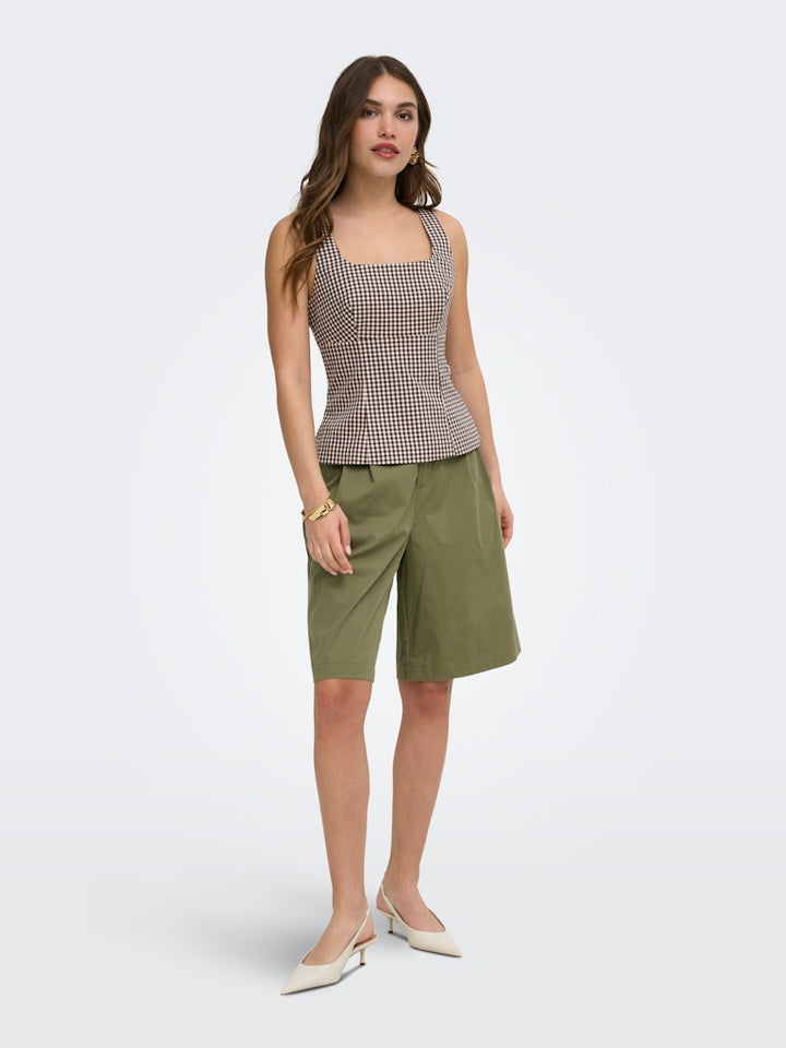 Onlanny Hw Baggy Bermuda Shorts Pnt - Army