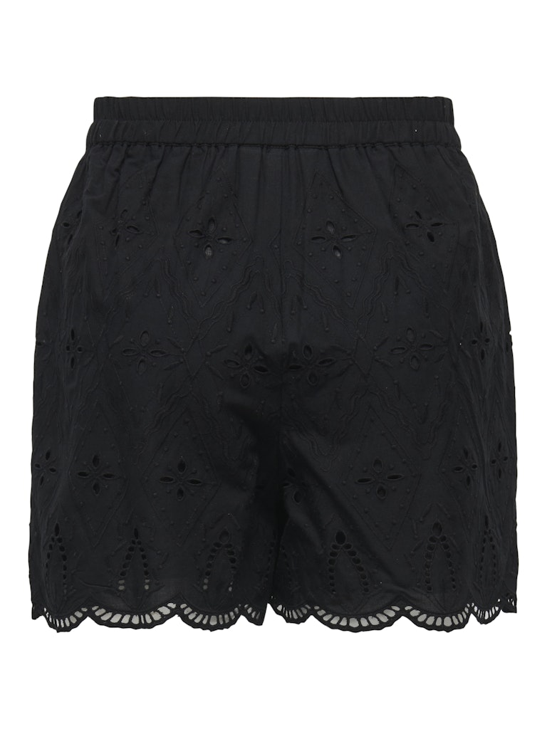Onlfrani Emb Pull Up Shorts Wvn - Zwart