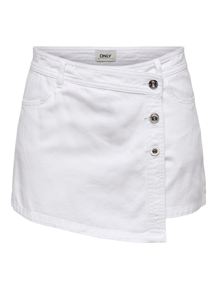 Onllesly Reg Lb Dnm Skort Bj Noos - Wit