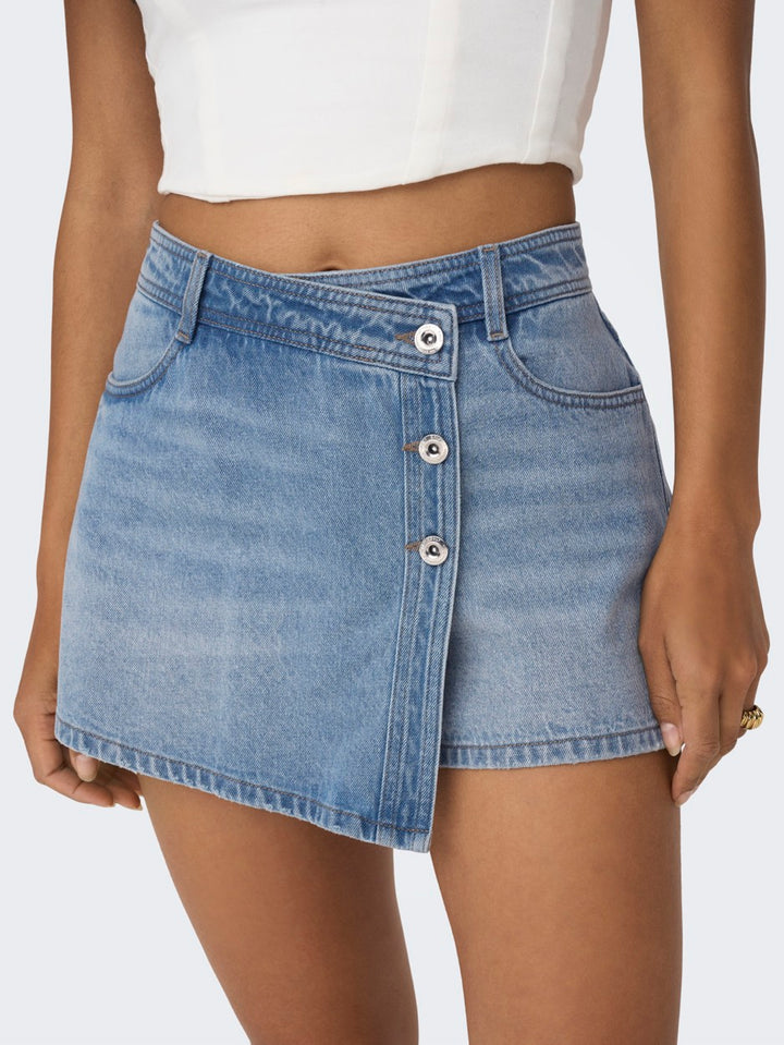 Onllesly Reg Lb Dnm Skort Bj Noos - Blue Denim