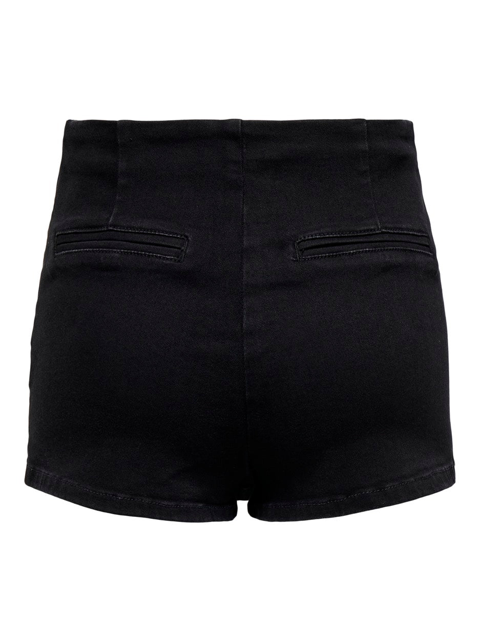 Onlmist-yasmine Mw Wrap Skort Dnm - Zwart