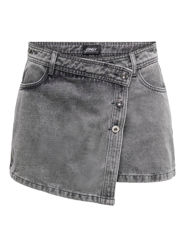 Onllesly Reg Lb Dnm Skort Bj Noos - Grey Denim