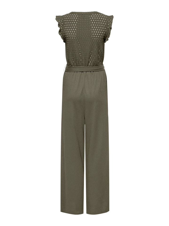 Onlelisa S/l V-neck Jumpsuit Jrs - Army