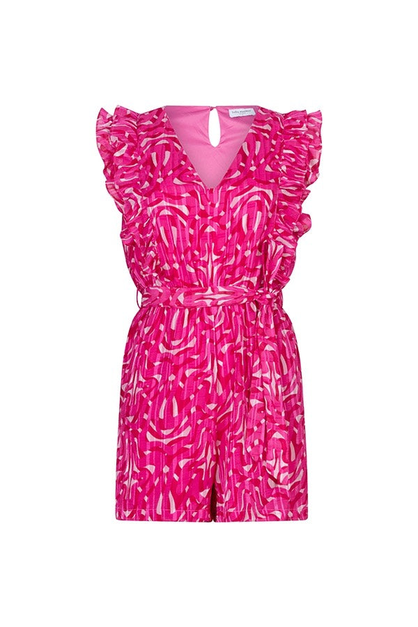 Playsuit Elle - Roze Dessin