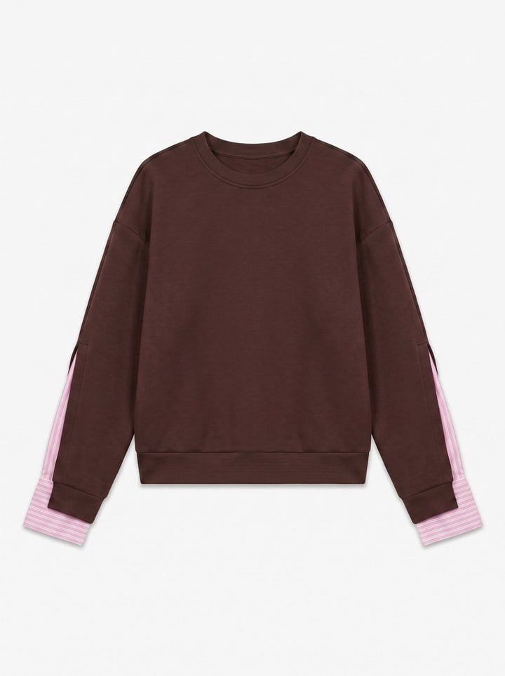 Vmgina Belt Ls Shirt Wvn - Bruin