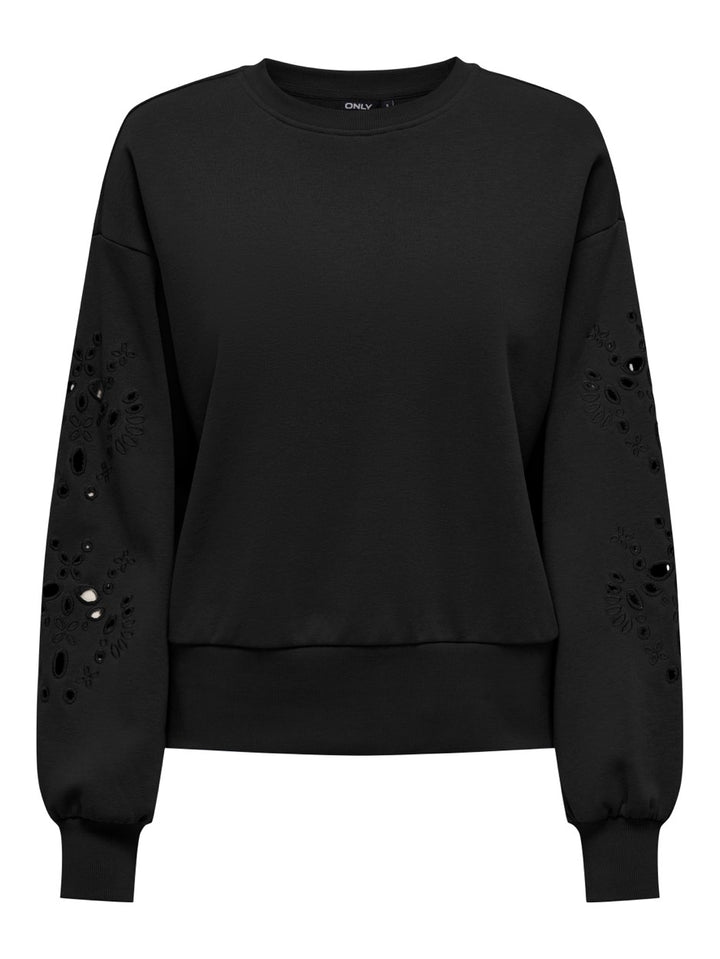 Onlwinnie L/s O-neck Swt - Zwart