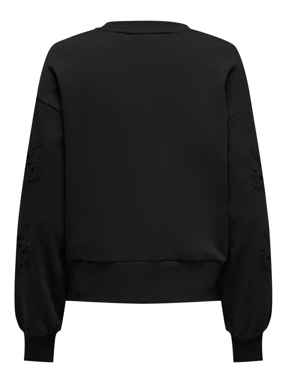 Onlwinnie L/s O-neck Swt - Zwart