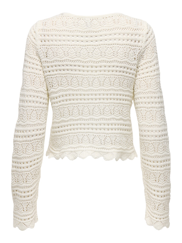 Onlelke Life Ls Pullover Knt Noos - Off-white