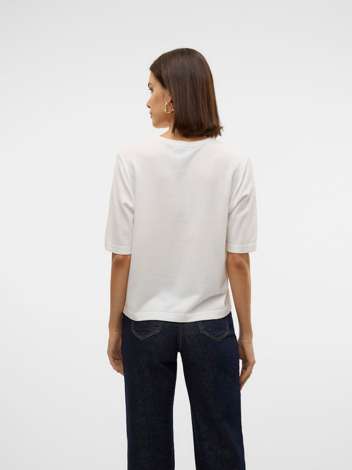 Vmsilje 2/4 O-nck Oversize Pull Ga Noos - Off-white