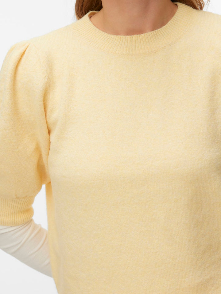 Vmdoffy 2/4 O-neck Pullover Ga Noos - Geel