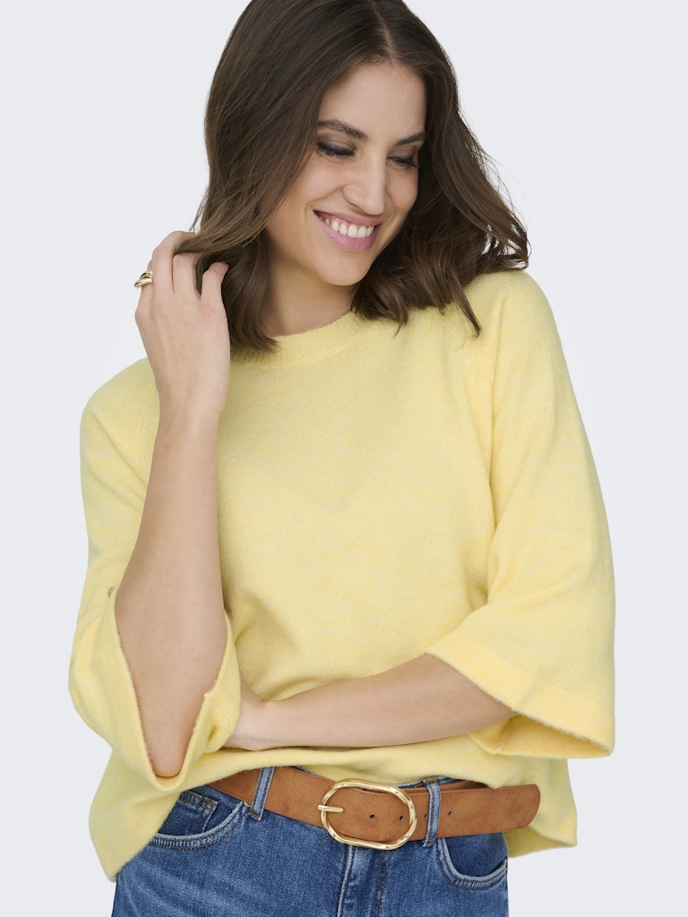 Onlsimoni 3/4 Pullover Knt Noos - Geel