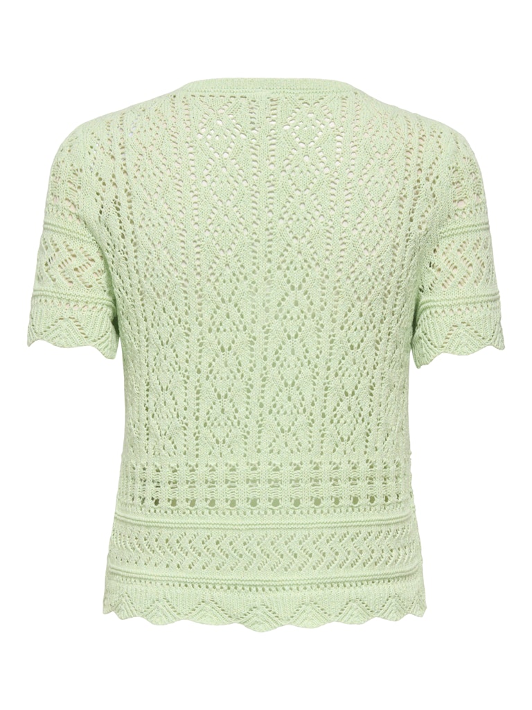 Onlelke Life Ss Structure O-neck Knt Nca - Mint
