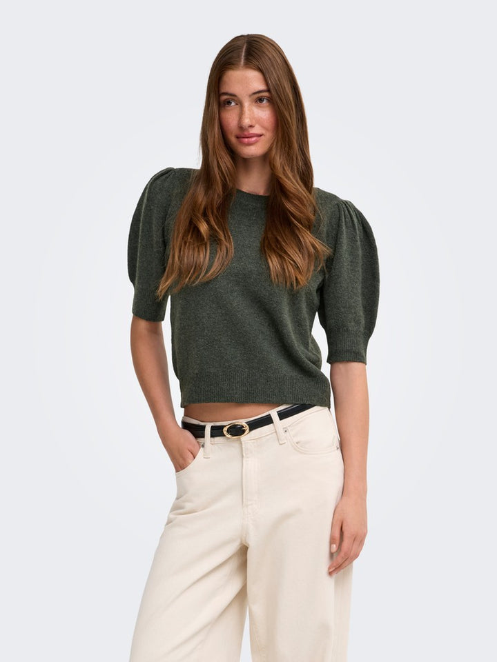 Onlrica Life 2/4 Pullover Knt Noos - Donkergroen