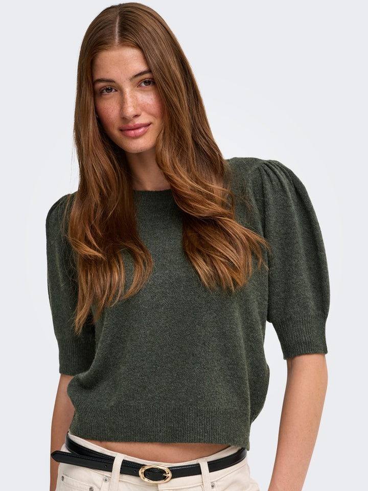 Onlrica Life 2/4 Pullover Knt Noos - Donkergroen