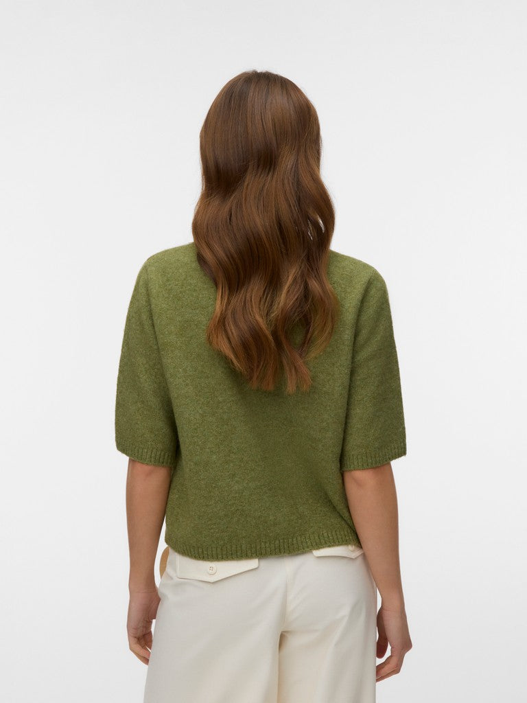 Vmboom 2/4 O-nk Oversize Pullove Ga Noos - Groen Melee