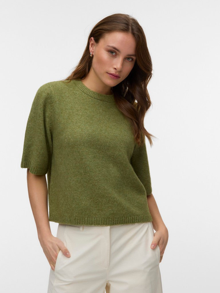 Vmboom 2/4 O-nk Oversize Pullove Ga Noos - Groen Melee