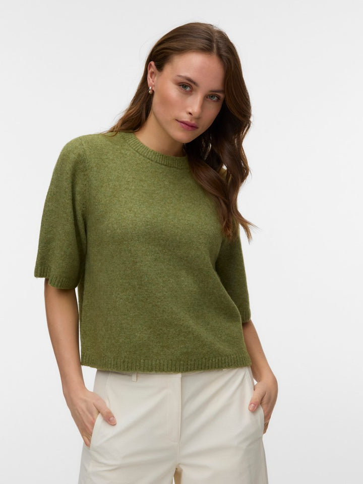 Vmboom 2/4 O-nk Oversize Pullove Ga Noos - Groen Melee