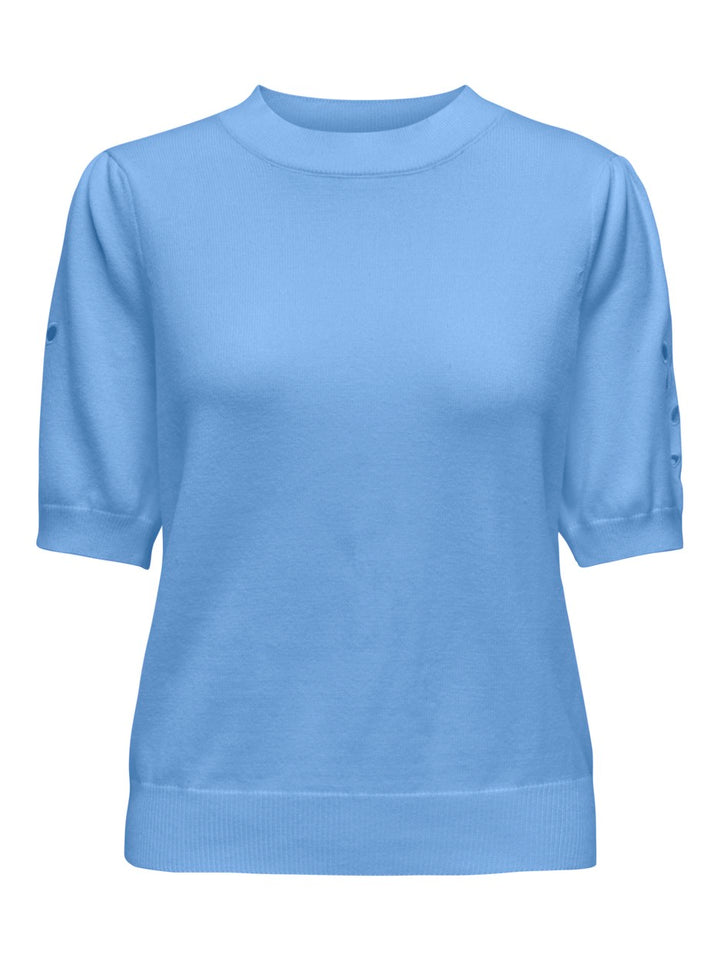 Onlkira 2/4 Cut Out Pullover Ex Knt - Blauw