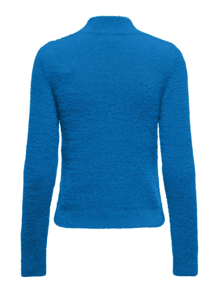 Onlpiumo Ls Highneck Cs Knt - Kobalt