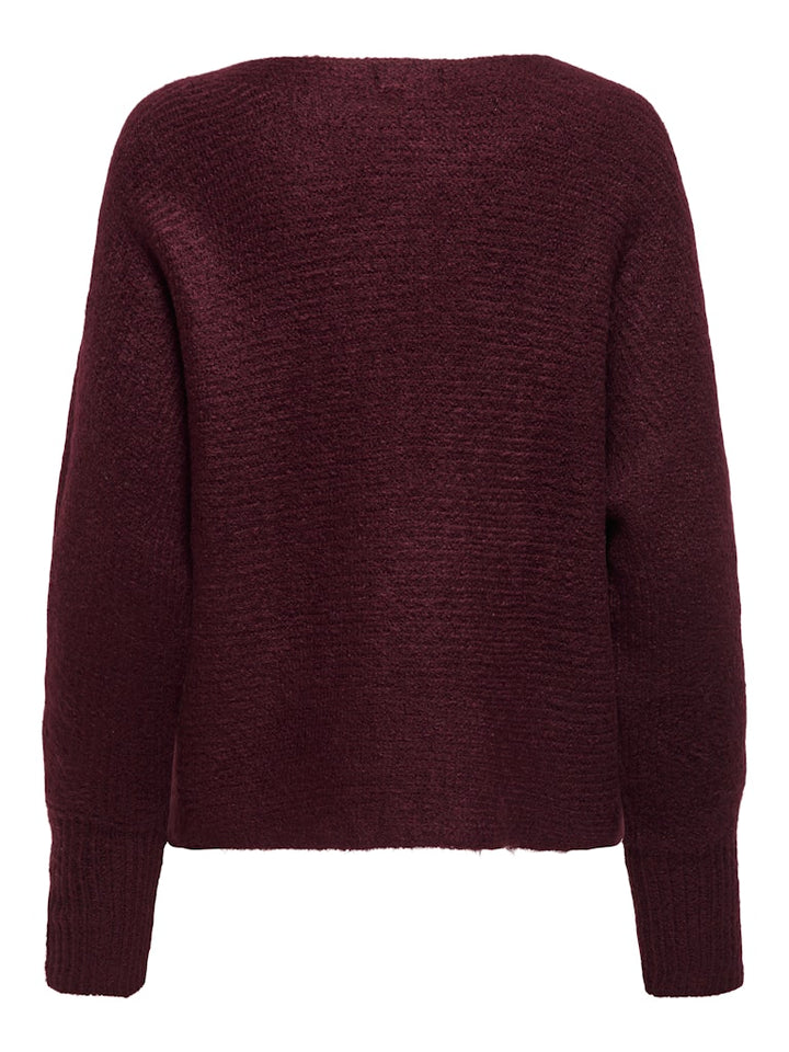 Onldaniella L/s Pullover Knt Noos - Bordeaux