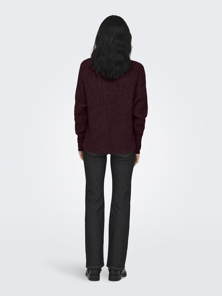 Onldaniella L/s Pullover Knt Noos - Bordeaux