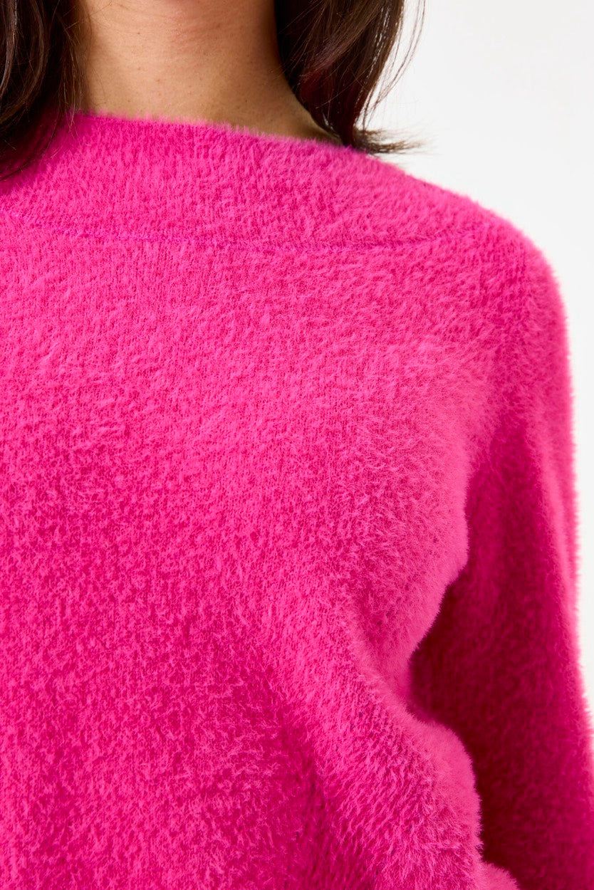 Ladies Pullover - Fuchsia
