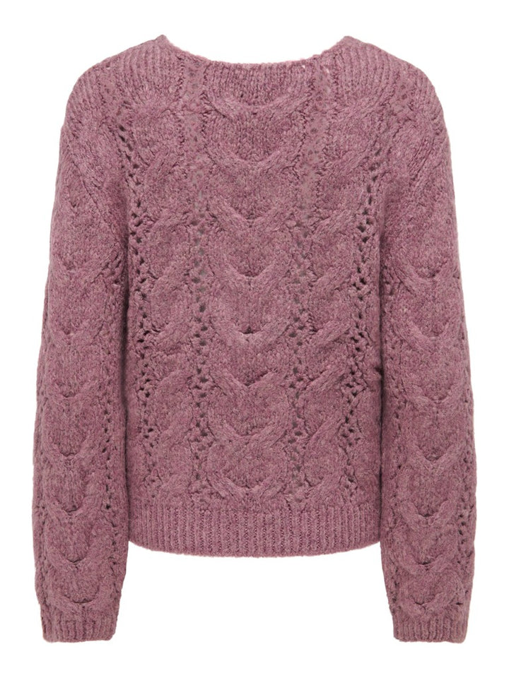 Jdydinea Kia L/s Structure Pullover Knt - Mauve