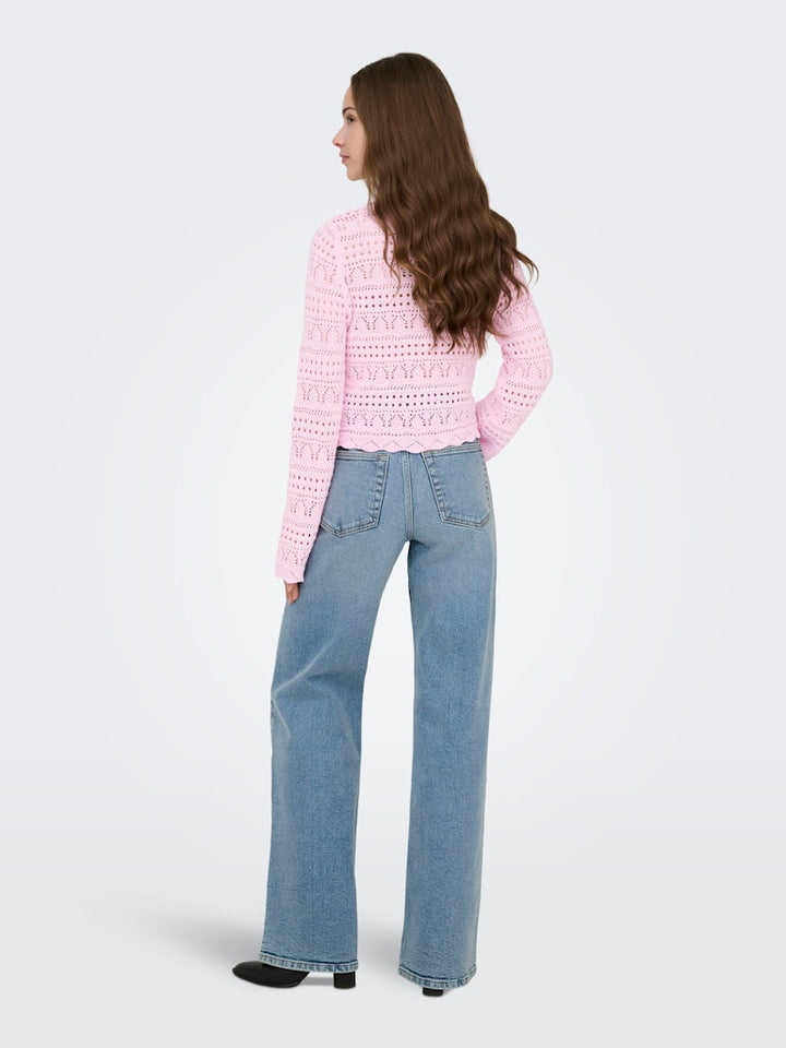 Onlelke Life Ls Pullover Knt Noos - Licht Roze
