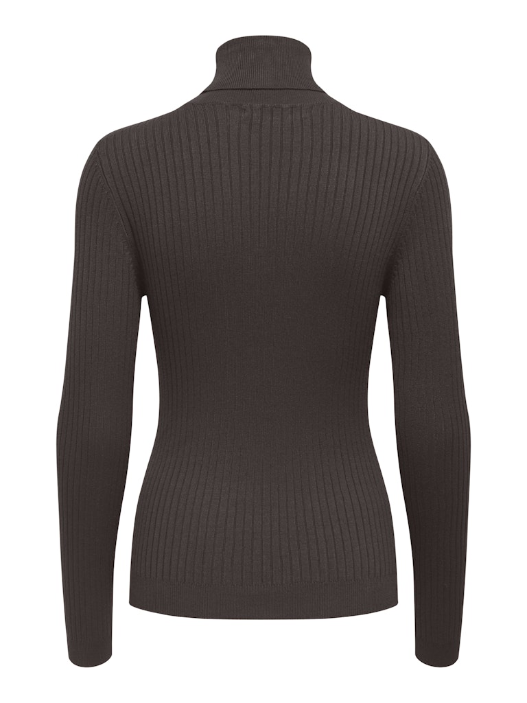 Onlkarol L/s Rollneck Pullover Knt Noos - Bruin