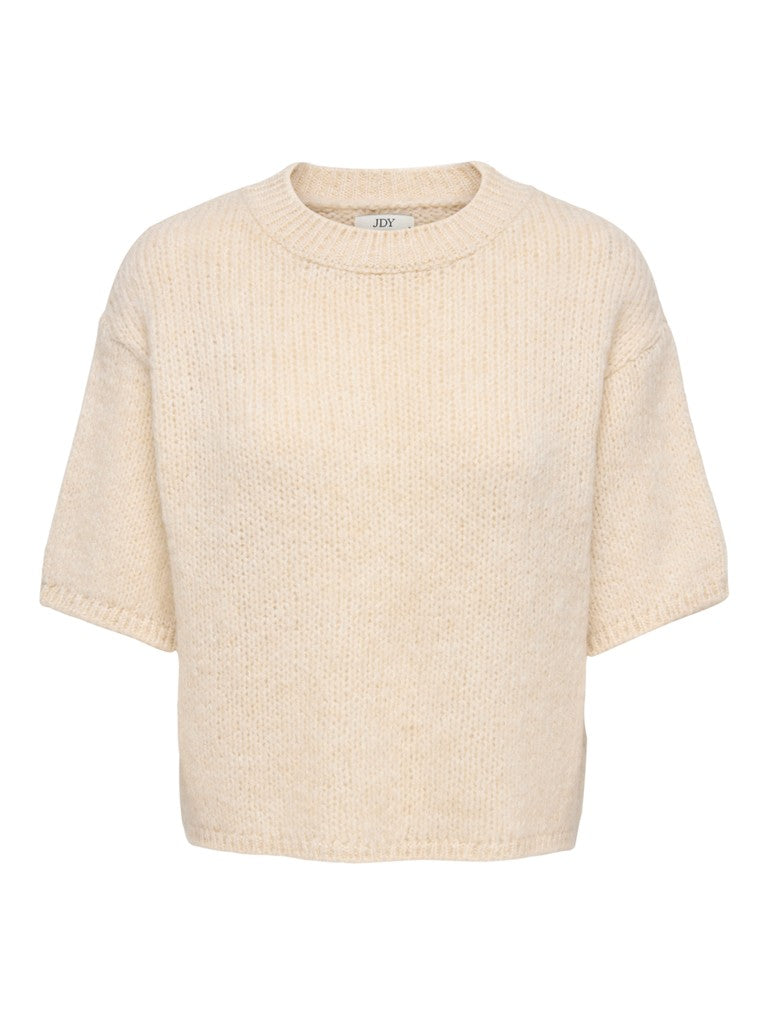 Jdylinea S/s Pullover O-neck Knt Noos - Grijs Melee