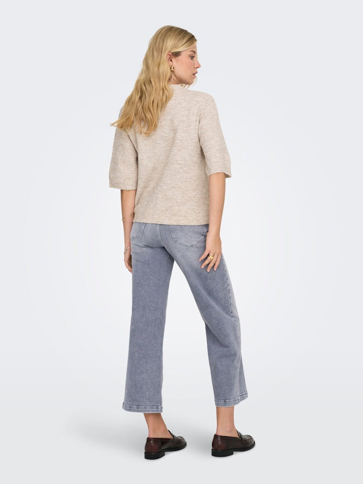 Onlsimoni 2/4 Bow Cardigan Knt Noos - Zand