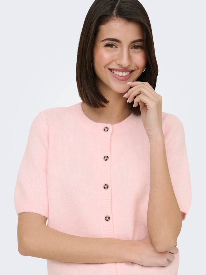 Jdychloe Life 2/4 Cardigan Knt - Licht Roze