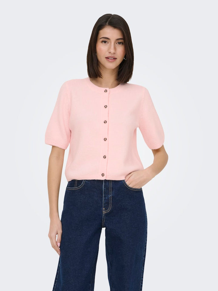 Jdychloe Life 2/4 Cardigan Knt - Licht Roze