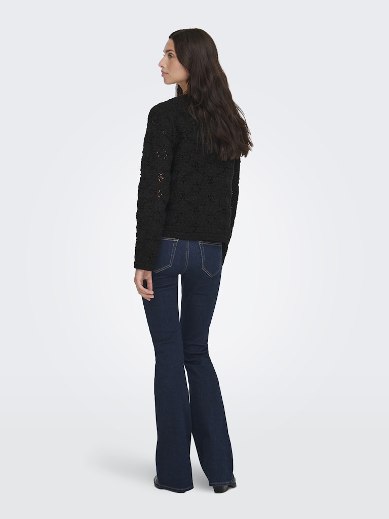 Jdyemilie L/s Cardigan Jrs - Zwart