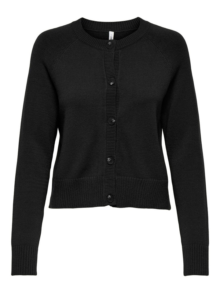 Onlkatia Ls Short Cardigan Cc Knt - Zwart