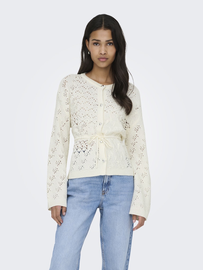 Onlelke Life Ls Cardigan Cc Knt - Off-white