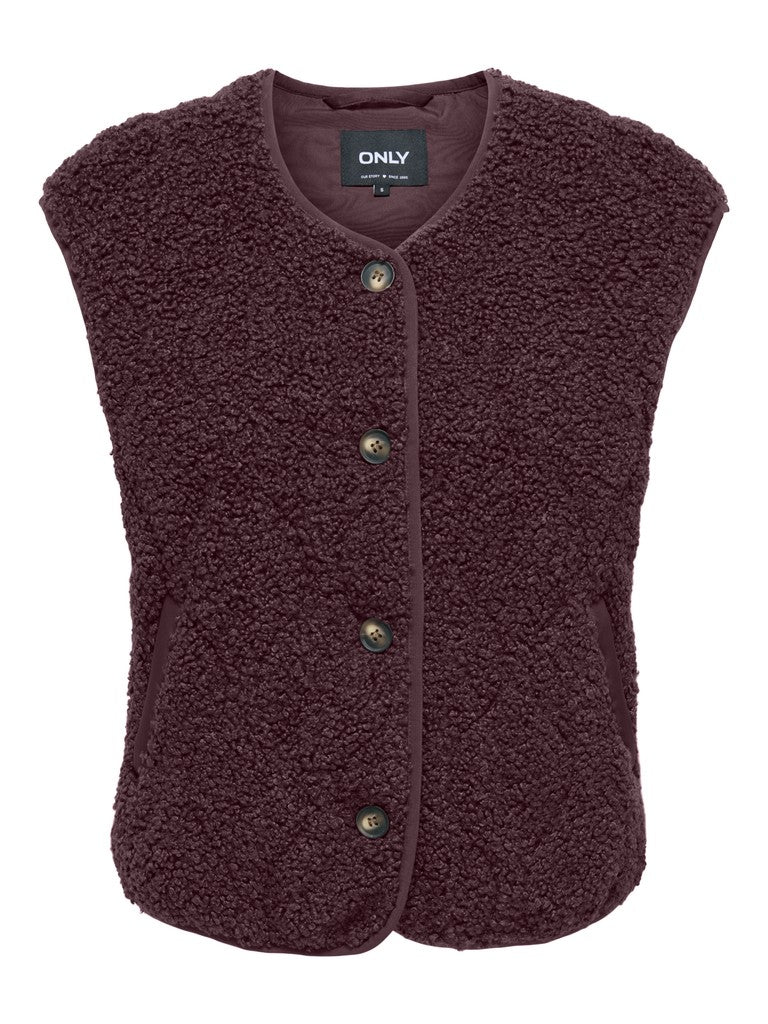 Onlines Teddy Waistcoat Cc Otw - Bordeaux