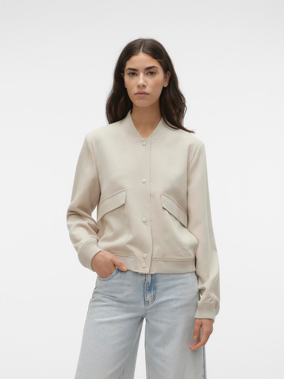 Vmamala Short Jacket Ts - Beige