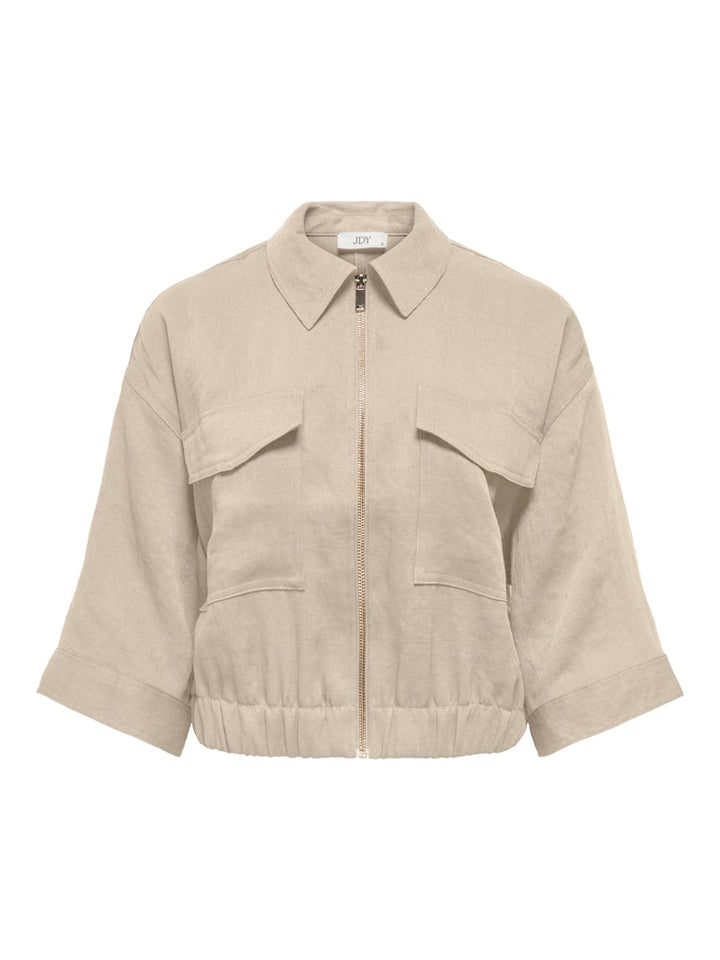 Jdyfinn 3/4 Bomber Wvn - Beige