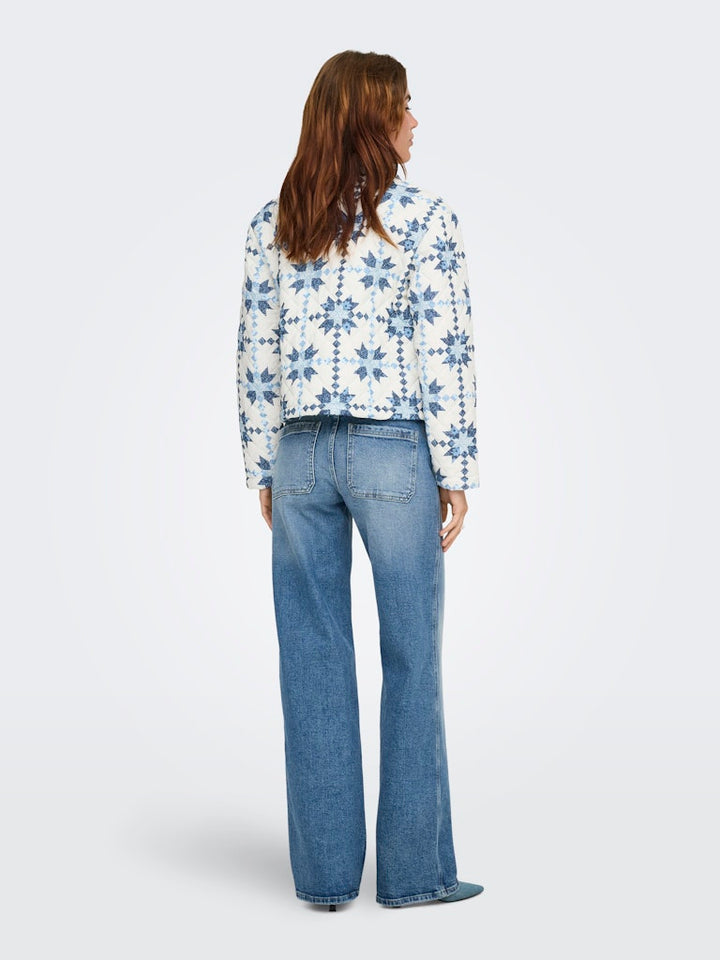 Onlbiana Quilt Jacket Cc Otw - Wit Dessin